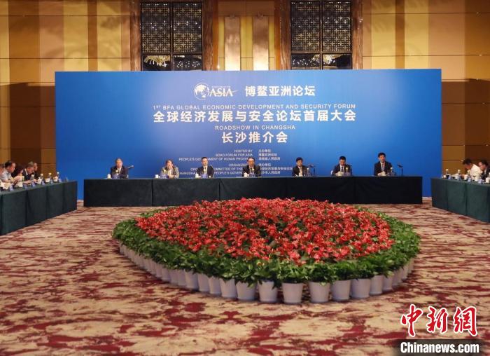 博鳌亚洲论坛全球经济发展与安全论坛首届大会在长沙举行推介会。 主办方供图