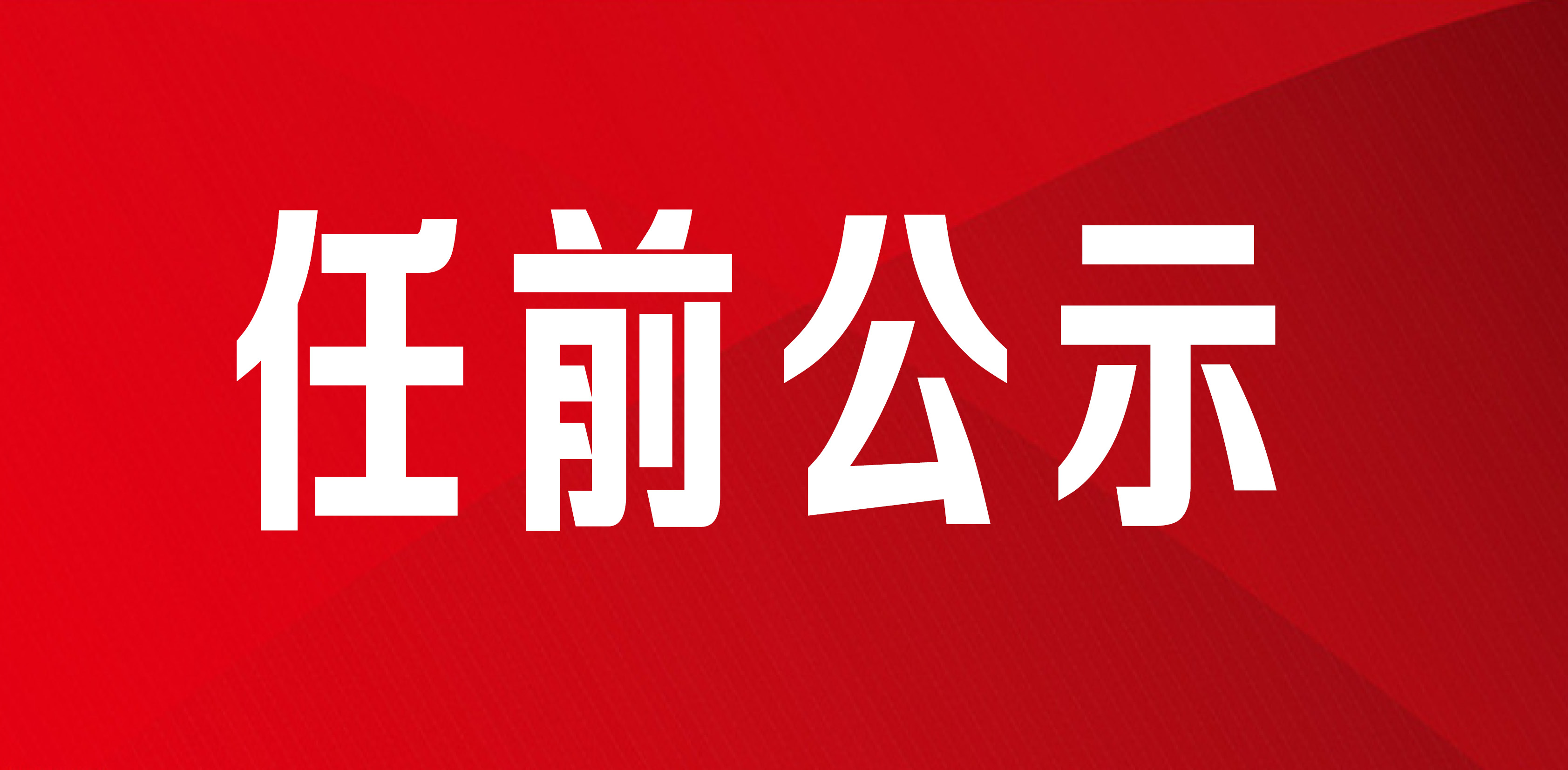 衡阳:干部任前公示公告