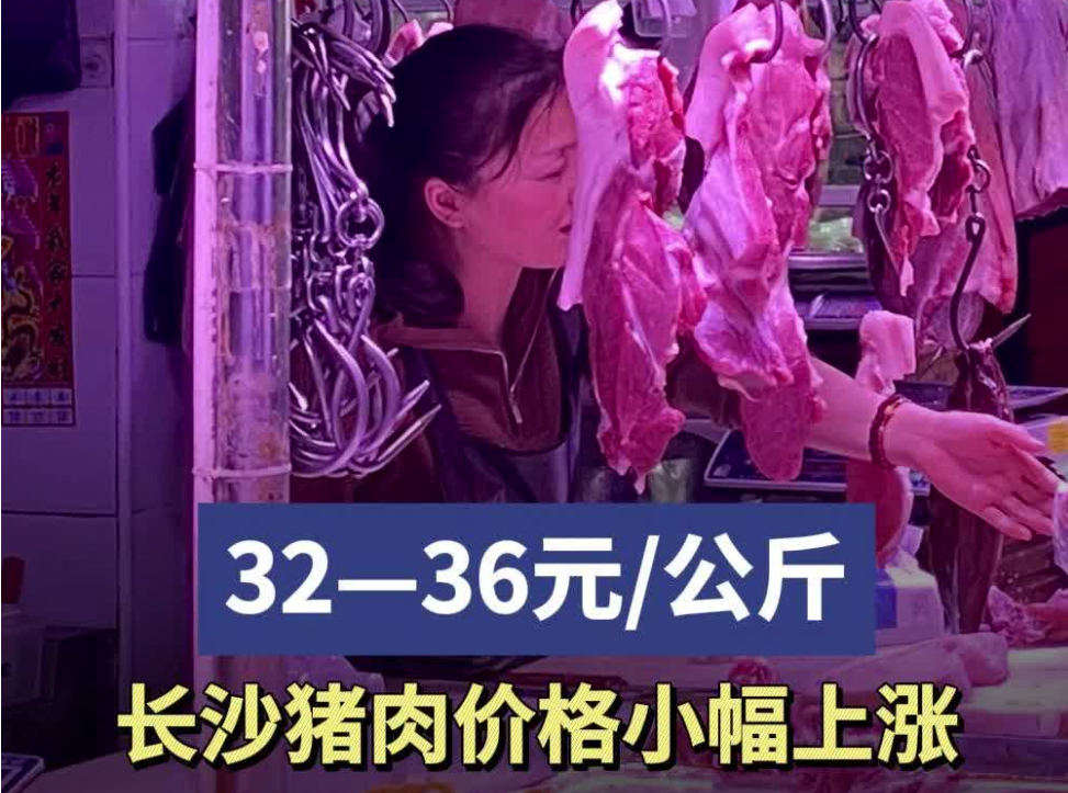 生猪价格连涨5周!长沙猪肉每公斤上涨2—3元