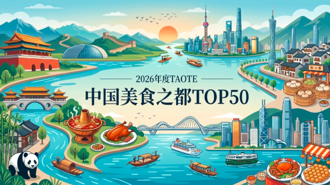 一城一味,舌尖上的中国新版图——2026年度TAOTIE中国美食之都榜单解读